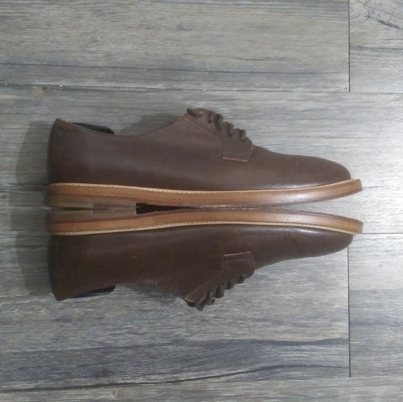 Zara Man casual oxford shoes size 8 men brown - Picture 4 of 9